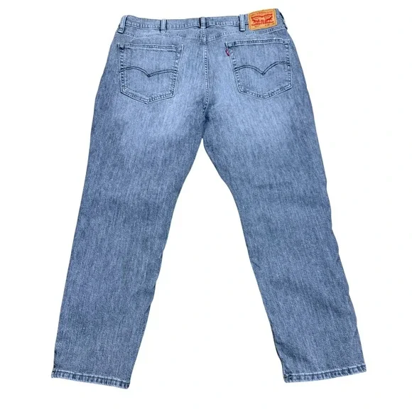 Levis 531 Mens Grey Athletic Slim Distressed Denim Jeans 40x30 S51077 NXBD - Picture 3 of 9